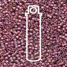 11/0 Delica Frost Op Glaze Rnbw Dk Red 7.2gm/tb (DB2308)