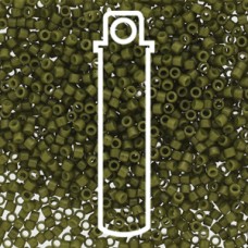 11/0 Delica Duracoat Opq Army Green Aprx 7.2gm/tb