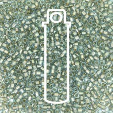 Delica Bd Fancy Lined Blue Silver Apx 7.2gm/tb (DB2379)