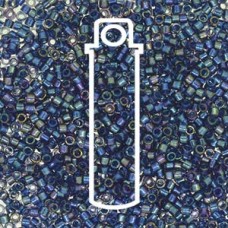 Delica Bd Fancy Lined Han Blue Apx 7.2gm/tb (DB2386)