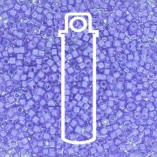 Delica Bd Fancy Lined Aqua Pink Apx 7.2gm/tb (DB2388)