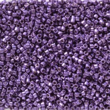 11/0 Delica Duracoat Galv Dark Lilac 50gm/bg
