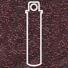 Delica BD Lned Crystal/Dk Plum Lstr- Aprx 7.2Gm (DB280)