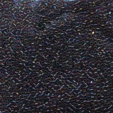 Delica BD Lned Garnt/Dk Gry Ab 100 Gm Bag (DB297)