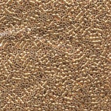 Delica Bd Galvanized Yel.gold 100gm Bag Dyed (DB410)