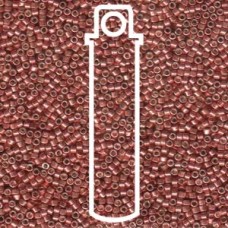 Delica Bd Galvanized Cranberry Dyed- Aprx 7.2gm (DB423)