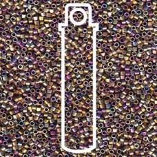 11/0 Delica Palladium Spectrum Gold- 7.2gm (DB541)