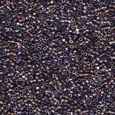 11/0 Delica Palladium Amy Gold Iris- 25gm (DB542-25)