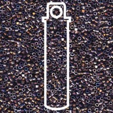 11/0 Delica Palladium Amy Gold Iris- 7.2gm (DB542)