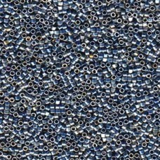 11/0 Delica Palladium Slvr Blu Gld Iris 50gm