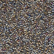 11/0 Delica Palladium Silver Gold Iris-25gm (DB546-25)