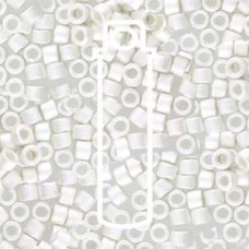 Delica Bead Silver Plate Frosted-aprx 7.2 Gm (DB551F)