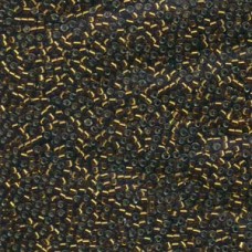 Delica Bead Dyed S/l Golden Olive-100gm Bag (DB604)