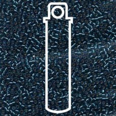 Delica Bead S/l Blue Zircon Dyed- Aprx 7.2gm (DB608)