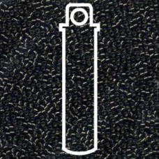 Delica Bead S/l Dark Grey Dyed- Aprx 7.2gm (DB613)