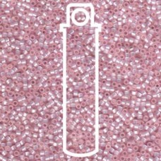 Delica Bd S/l Lt Pink-alabastr Dyed- Aprx 7.2gm (DB624)