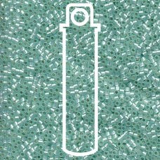 Delica Bd S/l Lt.mint Green- Dyed Alabaster- Aprx 7.2gm (DB626)