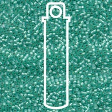 Delica Bd S/l Mint Gr.alabastr Dyed- Aprx 7.2gm (DB627)