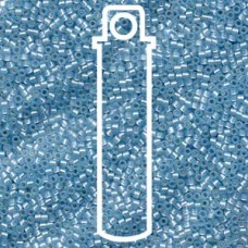 Delica Bd S/l Lt.aqua-alabastr Dyed- Aprx 7.2gm (DB628)