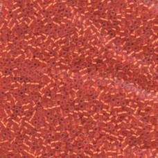 Delica Bd Semi Matt S/l Orange 100gm Bag/dyed (DB682)