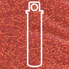 Delica Bd Semi Matt S/l Orange Dyed- Aprx 7.2gm (DB682)