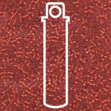 Delica Bd Semi Mat S/l Dk Ruby Dyed- Aprx 7.2gm (DB683)