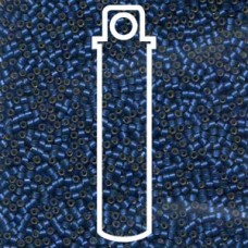 Delica Bd Semi Matte S/l Med. Dyed Blue- Aprx 7.2gm (DB693)