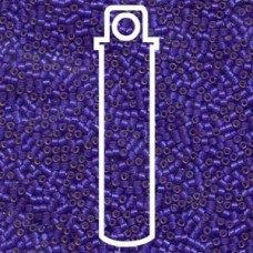 Delica Bd Semi Matte S/l Cobalt Dyed- Aprx 7.2gm (DB696)