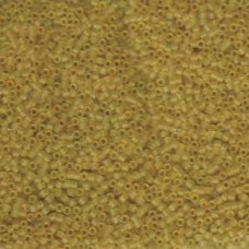 Delica Bd Dyed Matte Transp 100gm Bag Pale Yellow (DB771)