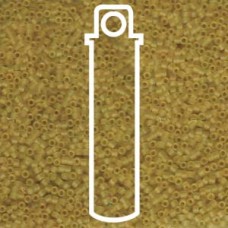 Delica Bd Dyed Matte Transp Pale Yellow- Aprx 7.2gm (DB771)