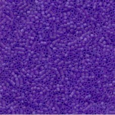 Delica Bd Dyed Matte Transp 100gm Bag Purple (DB783)
