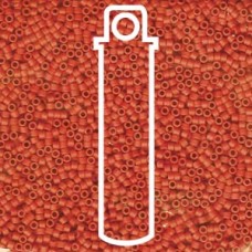 Delica Bd Dyed Matte Opaque Vermillion- Aprx 7.2gm (DB795)