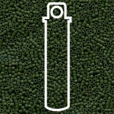 Delica Bd Dyed Matte Opaque Olive- Aprx 7.2gm (DB797)