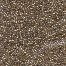 Delica 10/0 Sparkling Lt.bronze Lined Crystal 100gm Bag (DBM0907)
