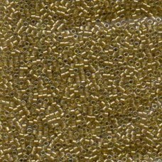 Delica Bd Sparkling Marigold 100gm Bag Lined Chartreuse (DB909)