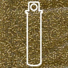 Delica Bd Sparkling Marigold Lined Chrtrs- Aprx 7.2gm (DB909)