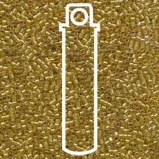 Delica Bd Sparkling Lined Topz Lined Topaz- Aprx 7.2gm (DB911)