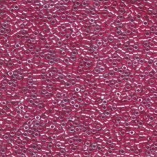 Delica 10/0 Sparkling Dk Pink Lined Crystal 100gm Bag (DBM0914)