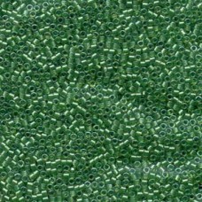 Delica Bd Sparkling Lt Green 100gm Bag Lined Chartreuse (DB916)