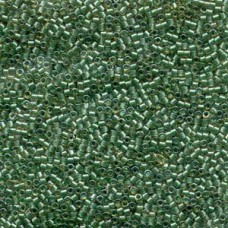 Delica Bd Sparkling Lt Green 100gm Bag Lined Topaz (DB917)