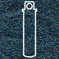 Delica Bd Sprklng Teal Lined Topaz- Aprx 7.2gm (DB921)