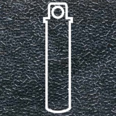 Delica Bd Sprklng Dark Grey Lined Crystal- Aprx 7.2gm (DB925)