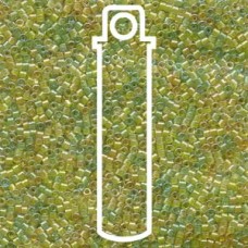 Delica Bd Lned Ambr/pridot Mix Aprx 7.2 Gm (DB983)