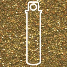Delica Bead Bright Gold 24 Kt Hx Cut-aprx 7.2 Gm (DBC0031)