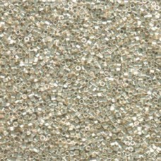 Delica Bead Galvanized Silver Hex Cut/ 100 Gm (DBC0035)