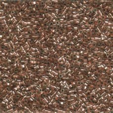 Delica Bead Copper Lined Crystal Hex Cut/ 100 Gm (DBC0037)