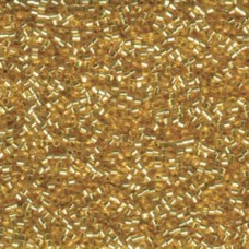 Delica Bead Silver Lined Gold Hex Cut/ 100 Gm (DBC0042)