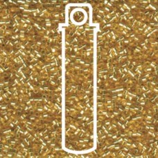 Delica Bead Silver Lined Gold Hx Cut-aprx 7.2 Gm (DBC0042)