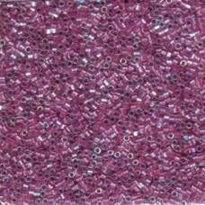 Delica Bead Lined Magenta Ab Hex Cut/ 100 Gm (DBC0056)