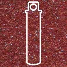 Delica Bead Lined Lt Crnbr Ab Hx Cut-aprx 7.2 Gm (DBC0062)